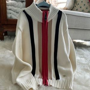 Kids Burberry full zip sweater size 6 years